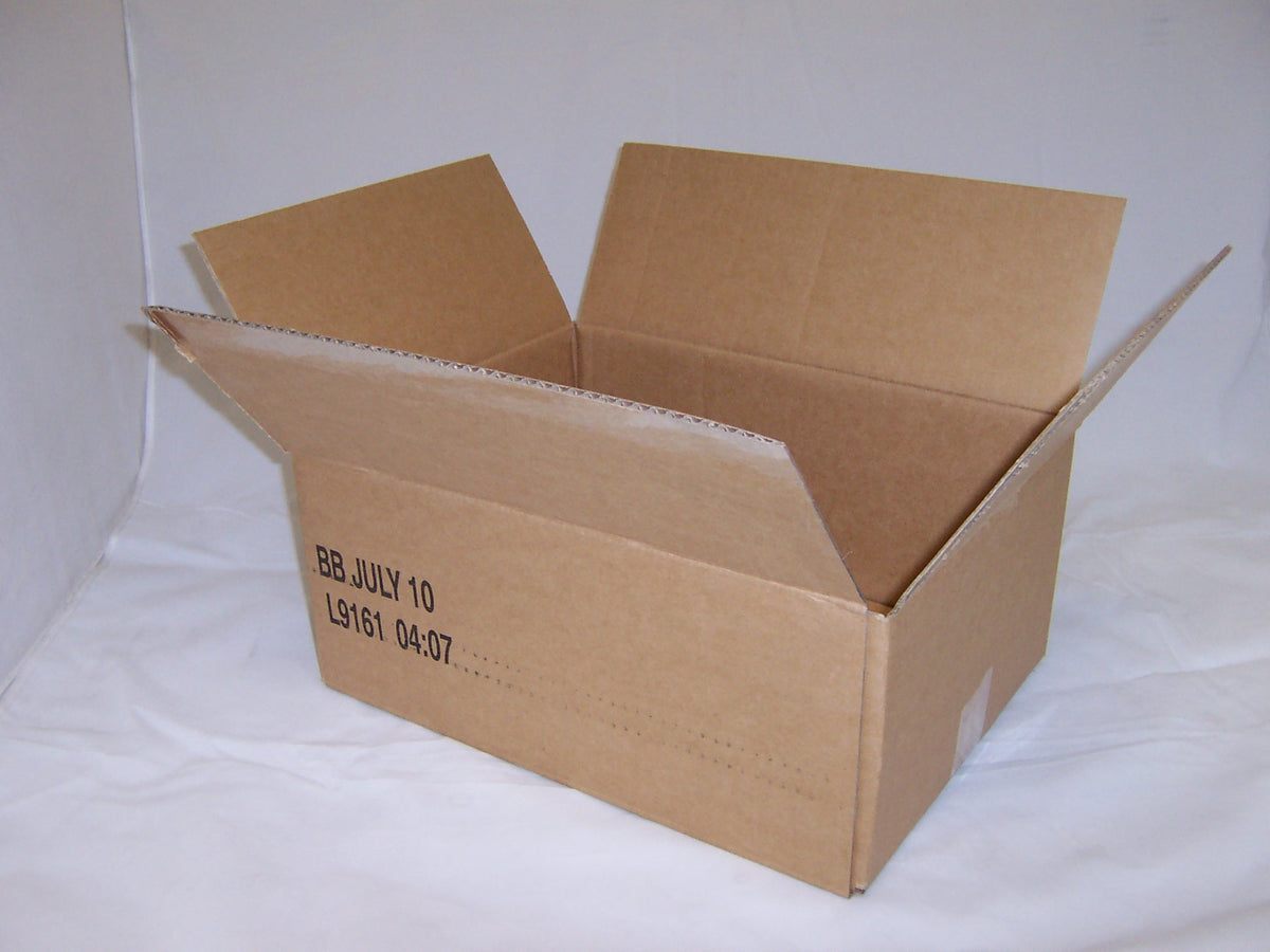 Used Print Strong Single Wall Box - 380mm x 285mm x 165mm