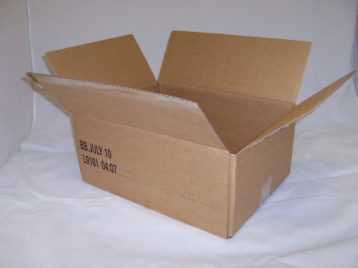 Used Print Strong Single Wall Box - 380mm x 285mm x 165mm