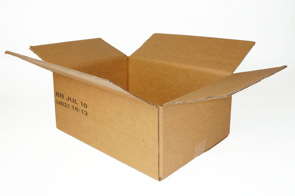 Used Print Strong Single Wall Box - 380mm x 285mm x 165mm