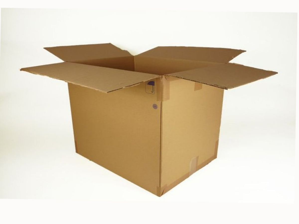 Used Plain Strong Single Wall Box - 510mm x 390mm x 490mm