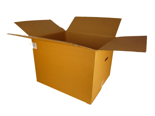 Used Plain Strong Single Wall Box - 560mm x 490mm x 410mm