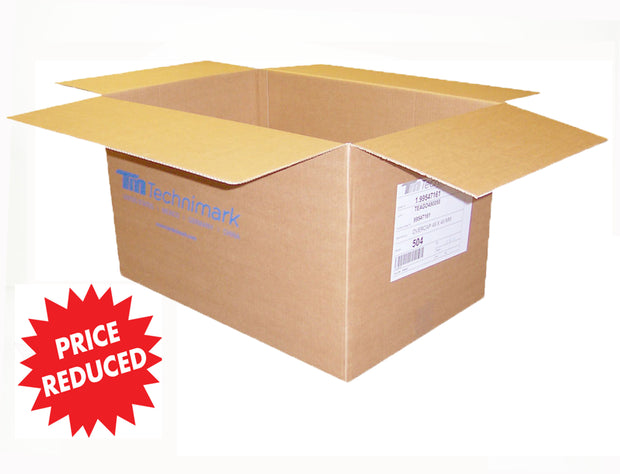 Used Print Strong Single Wall Box - 580mm x 380mm x 360mm