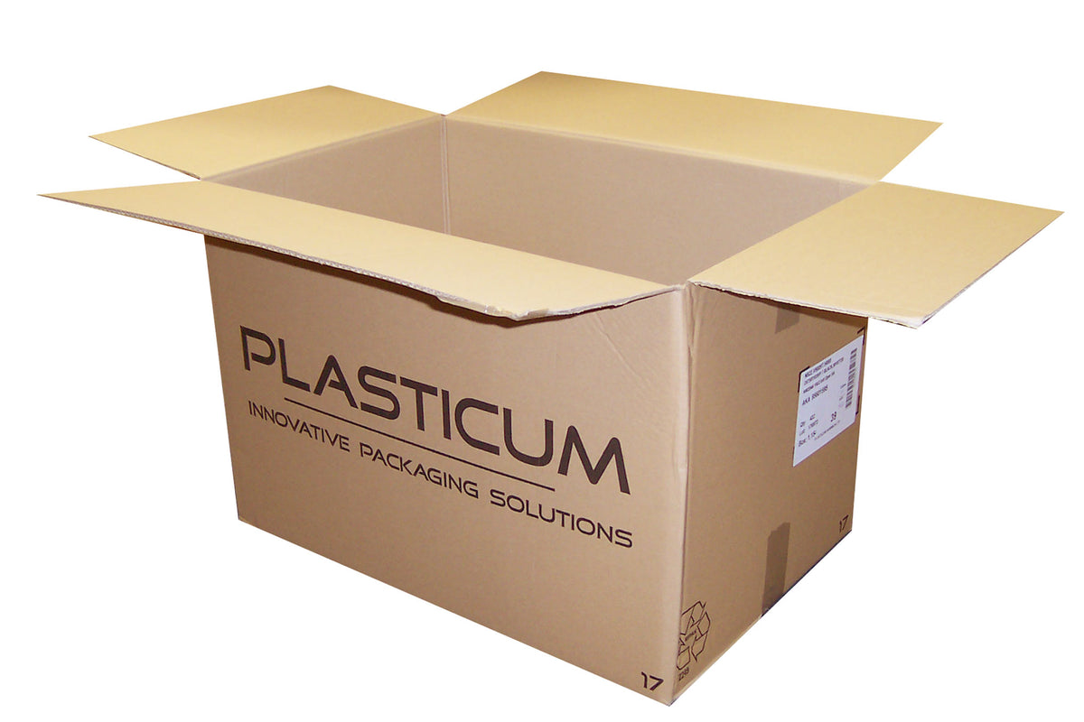 Used Printed Double Wall Box - 590mm x 400mm x 400mm