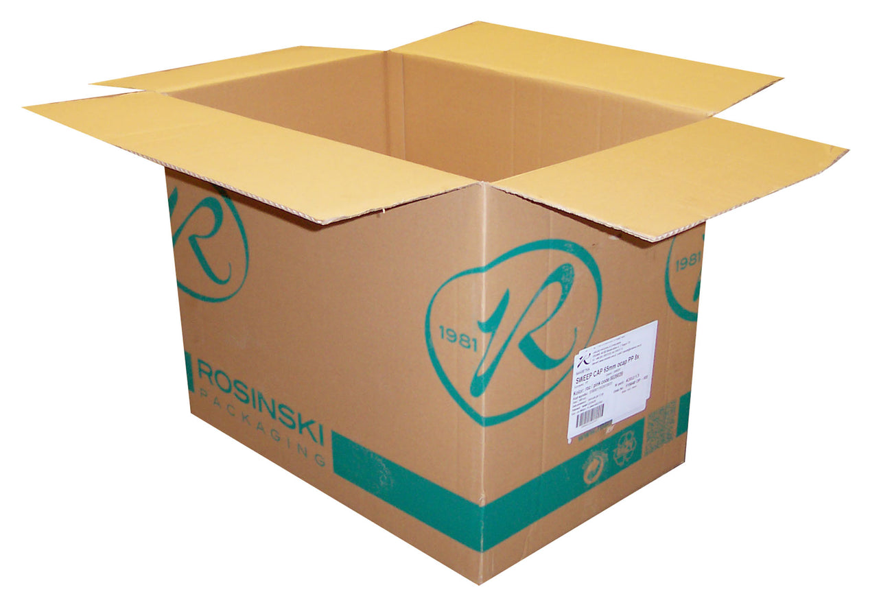 Used Print Strong Single Wall Box - 570mm x 390mm x 480mm