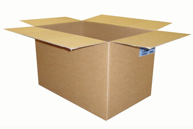 Used Plain Strong Single Wall Box - 590mm x 380mm x 360mm