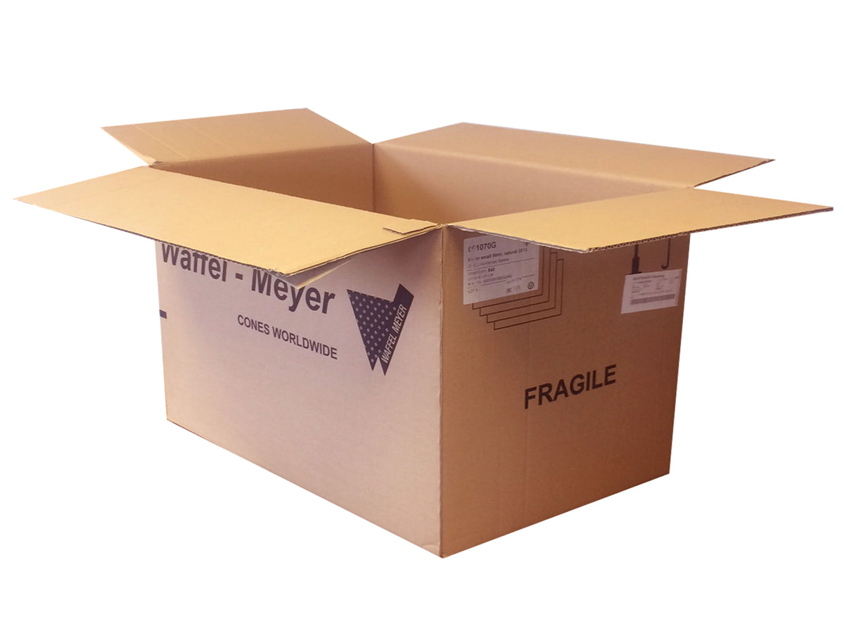 Used Printed Strong Single Wall Box - 590mm x 385mm x 390mm