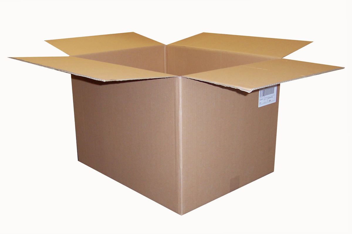 Used Plain Strong Single Wall Box - 595mm x 475mm x 415mm